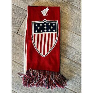 USA Olympic Team Knit Scarf US‎ Apparel Adult Unisex Patriotic NWT Soccer OSFM